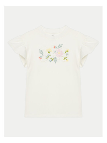 Gap Ежедневна рокля 738639-00 Бял Relaxed Fit