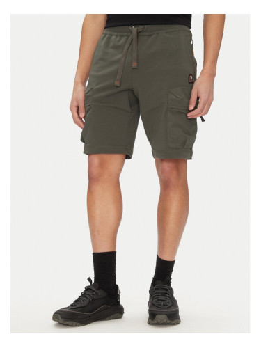 Parajumpers Спортни шорти Irvine 25SMPMPARE06 Зелен Regular Fit