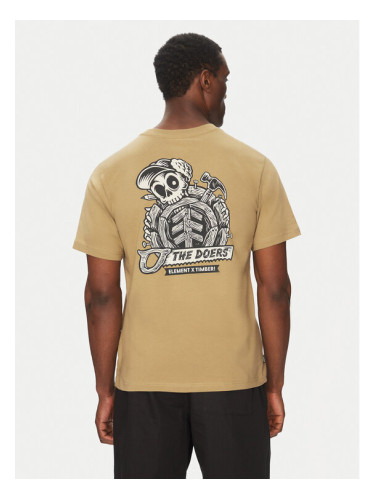 Element Тишърт ELYZT00519 Каки Regular Fit