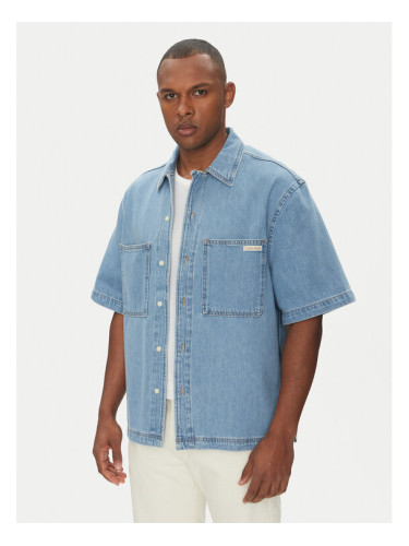 Calvin Klein Jeans дънкова риза Bowler J30J327512 Син Relaxed Fit