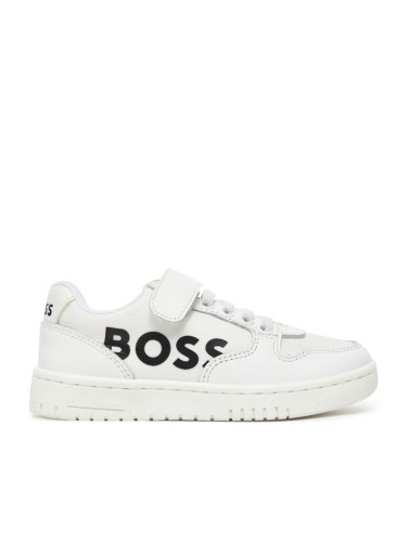 BOSS Сникърси J51644 E Бял