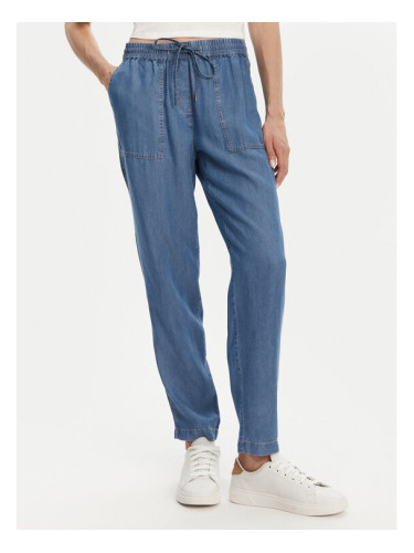 Olsen Текстилни панталони 14001890 Син Regular Fit