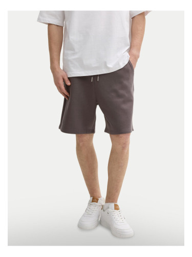 Tom Tailor Denim Спортни шорти 1045584 Сив Regular Fit