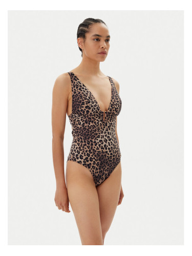 Hunkemöller Бански костюм Luxe Animalia 301743 Кафяв
