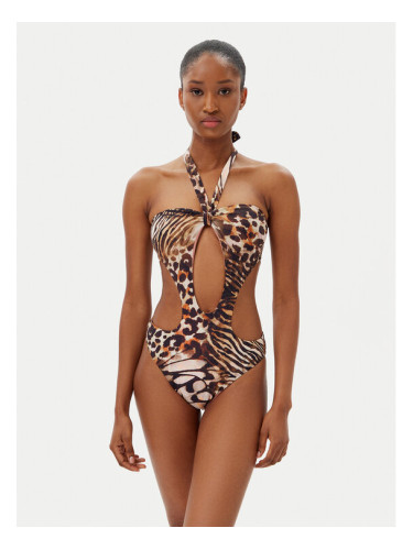 Guess Бански костюм E5GJ08 KCRJ2 Кафяв