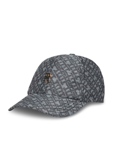 Tommy Hilfiger Шапка с козирка Monogram AW0AW17139 Тъмносин