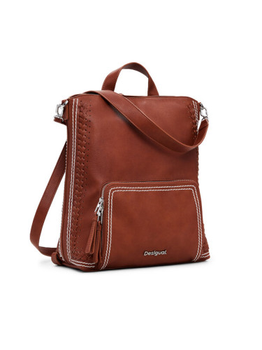 Desigual Раница Trama Pretoria 25SAKP21 Кафяв
