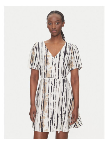 JDY Лятна рокля Troya 15350739 Екрю Regular Fit