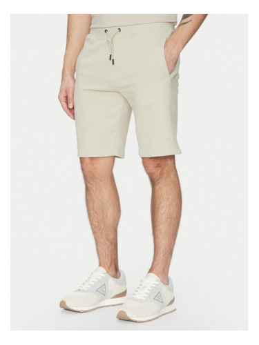 Guess Спортни шорти Z2YD04 KAIJ1 Екрю Regular Fit