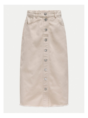 Kids ONLY Дънкова пола Elsa 15341143 Бежов Regular Fit