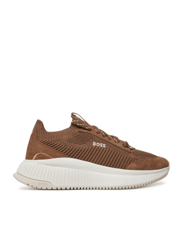 BOSS Сникърси Ttnmevo Slon Lowkn 50536413 Кафяв