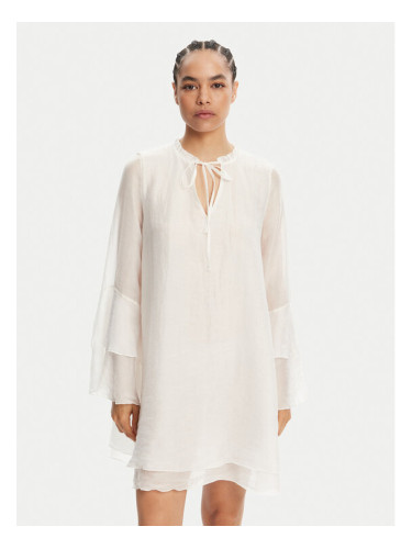 ViCOLO Лятна рокля TD0753 Бял Regular Fit