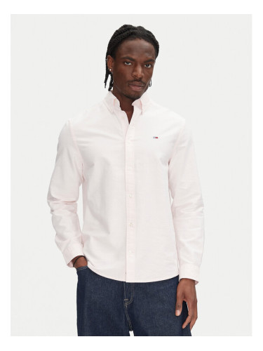 Tommy Jeans Риза DM0DM21298 Розов Regular Fit