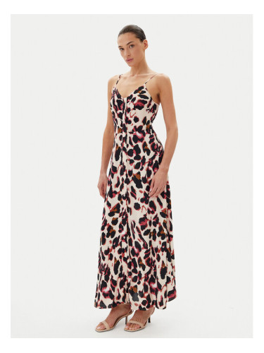 YAS Лятна рокля Savanna 26035342 Бежов Regular Fit