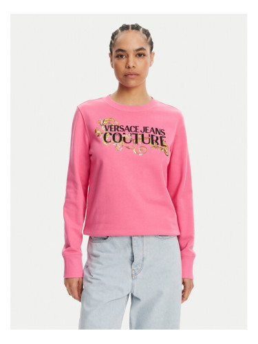 Versace Jeans Couture Суитшърт 78HAIC06 Розов Regular Fit