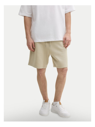 Tom Tailor Denim Спортни шорти 1045584 Бежов Regular Fit