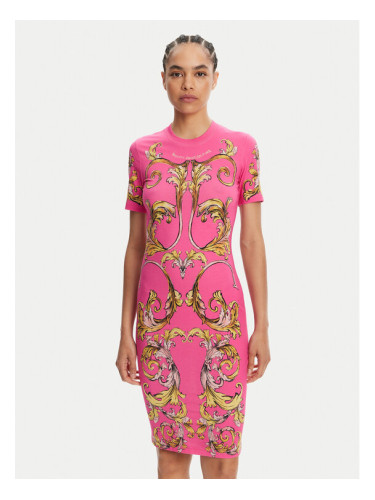 Versace Jeans Couture Ежедневна рокля 78HAO9P9 Розов Slim Fit