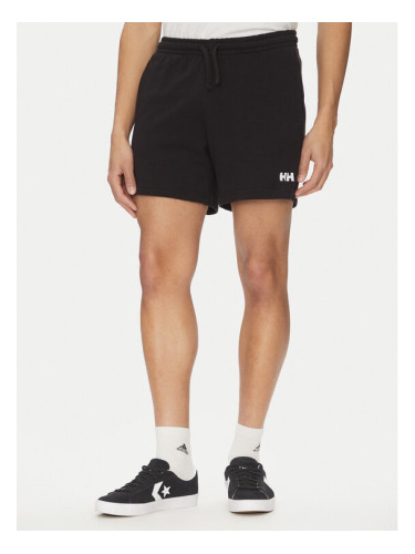 Helly Hansen Спортни шорти Terry Loop 54291 Черен Regular Fit