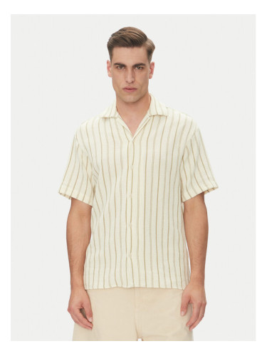 Jack & Jones Риза Coba 12271060 Бежов Relaxed Fit
