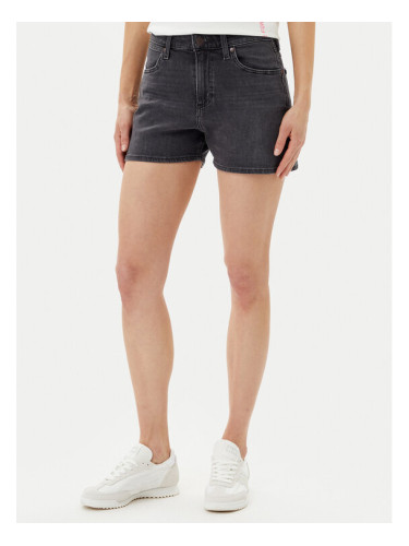 Wrangler Дънкови шорти Cowboy 112362695 Черен Relaxed Fit