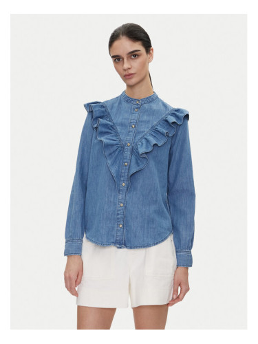 Pepe Jeans дънкова риза Katia PL305092 Син Regular Fit