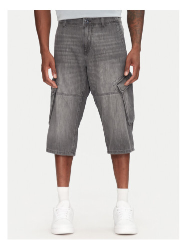 Tom Tailor Дънкови шорти 1044977 Сив Relaxed Fit
