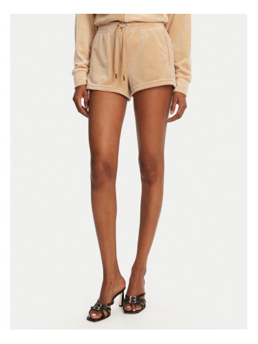 Juicy Couture Спортни шорти Tamia JCWH121001 Бежов Regular Fit