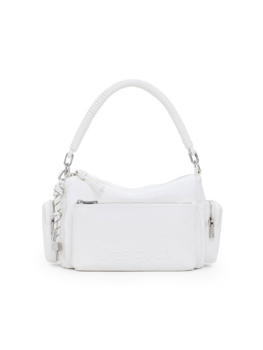 Desigual Дамска чанта 25SAXPBE Бял