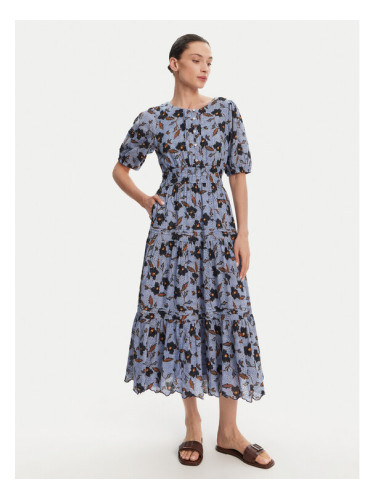 Pepe Jeans Лятна рокля Eva PL953695 Светлосиньо Regular Fit