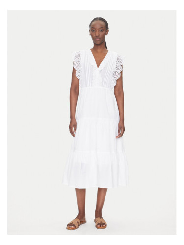 JDY Лятна рокля Sara 15350748 Бял Regular Fit