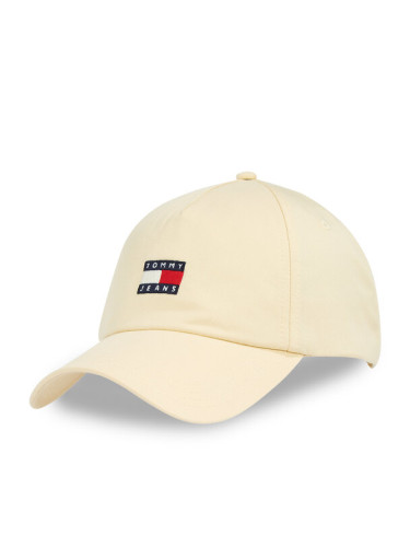 Tommy Jeans Шапка с козирка Tjw Heritage Core 5 Panel Cap AW0AW16991 Жълт