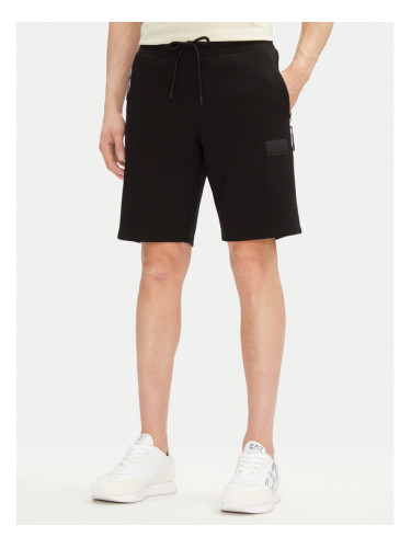 EA7 Emporio Armani Спортни шорти 7M000095 AF12116 UC001 Черен Regular Fit