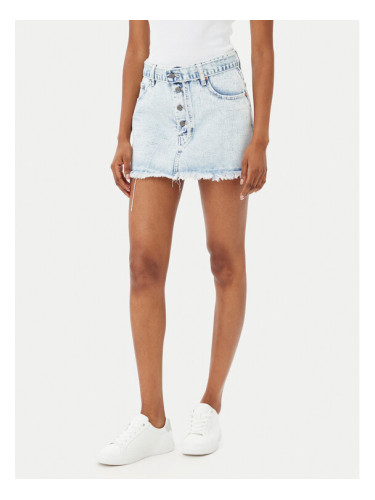 One Teaspoon Дънкова пола Max Belted 26973 Син Regular Fit