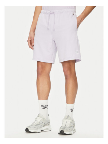 Champion Спортни шорти 221179 Виолетов Regular Fit