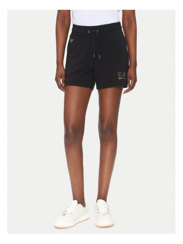 EA7 Emporio Armani Спортни шорти 7W000269 AF12482 UC001 Черен Regular Fit