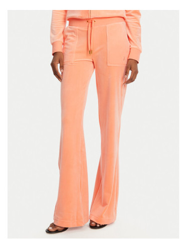 Juicy Couture Долнище анцуг Layla JCSEBJ001 Оранжев Flared Leg