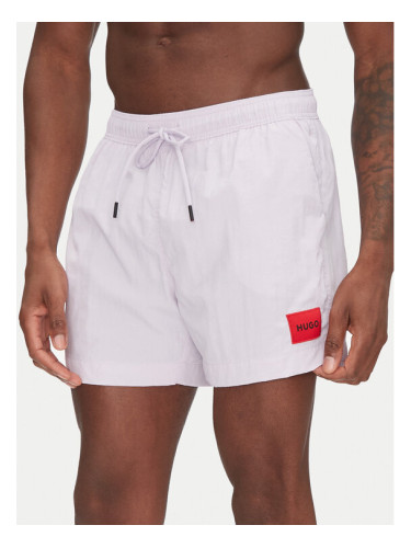 HUGO Плувни шорти Dominica 50493450 Виолетов Regular Fit