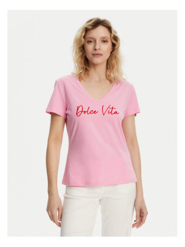 Morgan Тишърт 251-DOLCE Розов Regular Fit