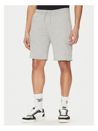 Blend Спортни шорти 20718382 Сив Regular Fit