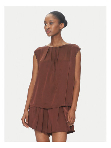 ViCOLO Блуза TD0763 Кафяв Regular Fit