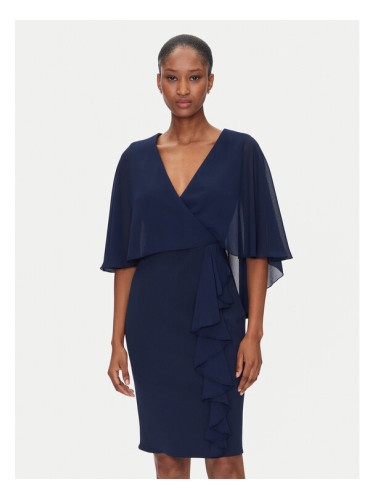 Rinascimento Коктейлна рокля CFC0123560003 Тъмносин Regular Fit