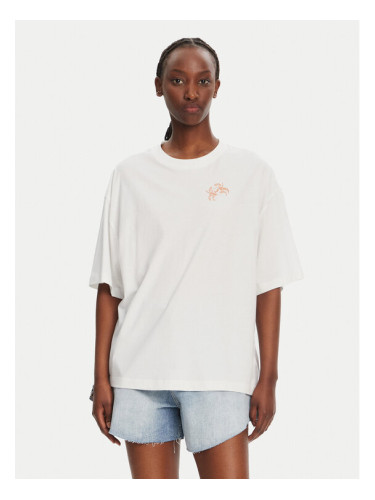 BOSS Тишърт C_Eboyfriend_4 50540441 Бял Oversize