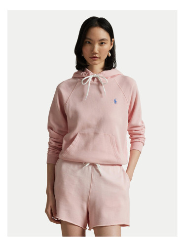Polo Ralph Lauren Суитшърт 211935583016 Розов Regular Fit
