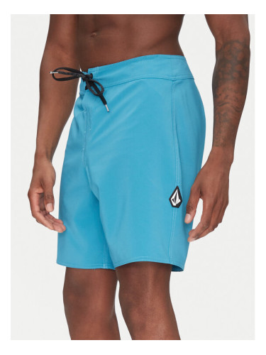 Volcom Плувни шорти Lido Solid A0812416 Син Regular Fit
