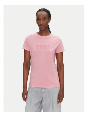 BOSS Тишърт C_Elogo_5 50501139 Розов Regular Fit