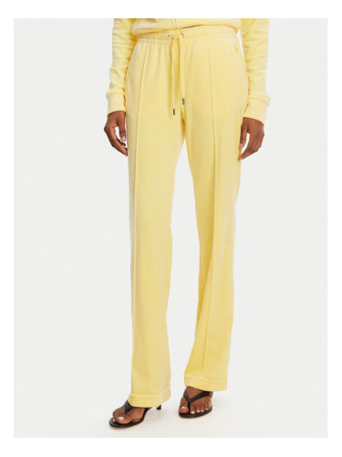Juicy Couture Долнище анцуг Tina JCAPW045 Жълт Regular Fit