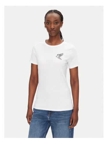 BOSS Тишърт C_Elogo_21 50540260 Бял Slim Fit