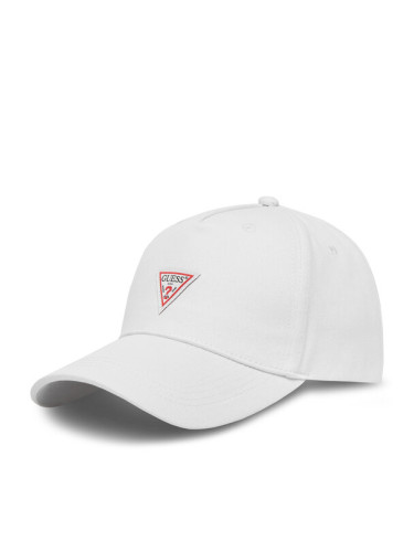 Guess Шапка с козирка AM9523 POL01 Бял