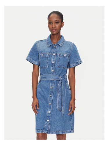 Tommy Hilfiger Дънкова рокля WW0WW44380 Син Regular Fit