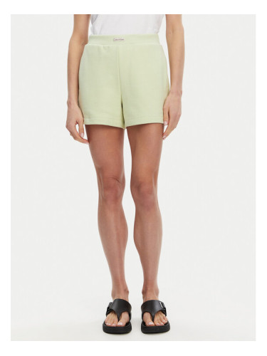 Calvin Klein Jeans Спортни шорти Placed Institutional J20J225525 Зелен Regular Fit